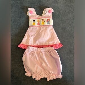Stitchy Fish Princess Party Bloomer Set